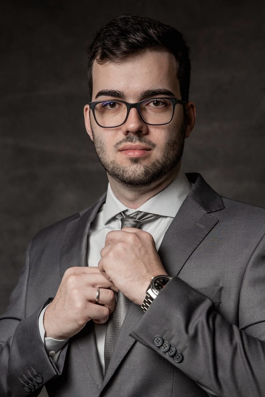 Filipe Ost Barreto, advogado, retrato de estúdio